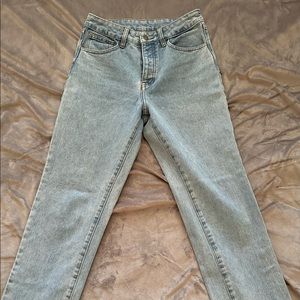 J Galt High Rise Denim Wide Jeans